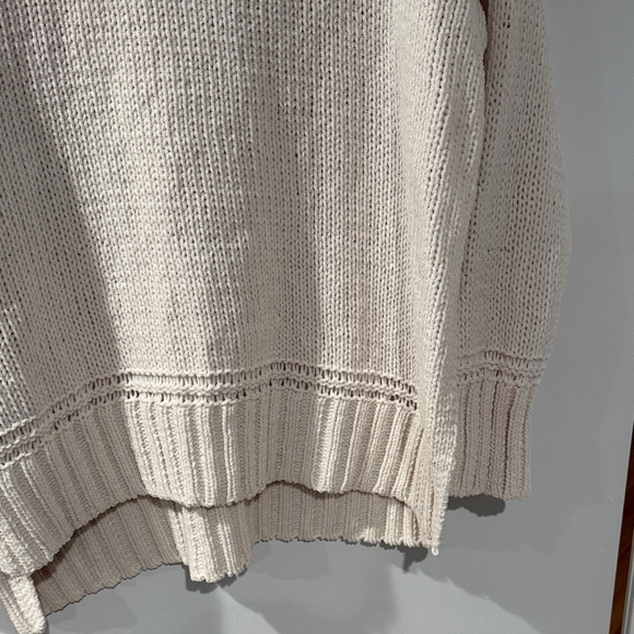 Aerie Soft Cream Turtleneck Sweater - Picture 3 of 3